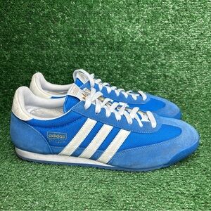 Adidas Dragon OG Blue White Stripe Sneakers Mens Athletic Running Shoes Size 11
